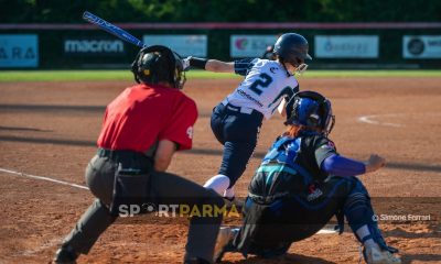un momento del match Bertazzoni Collecchio Inox Team Saronno 10a giornata Serie A1 softball 2025 foto Simone Ferrari