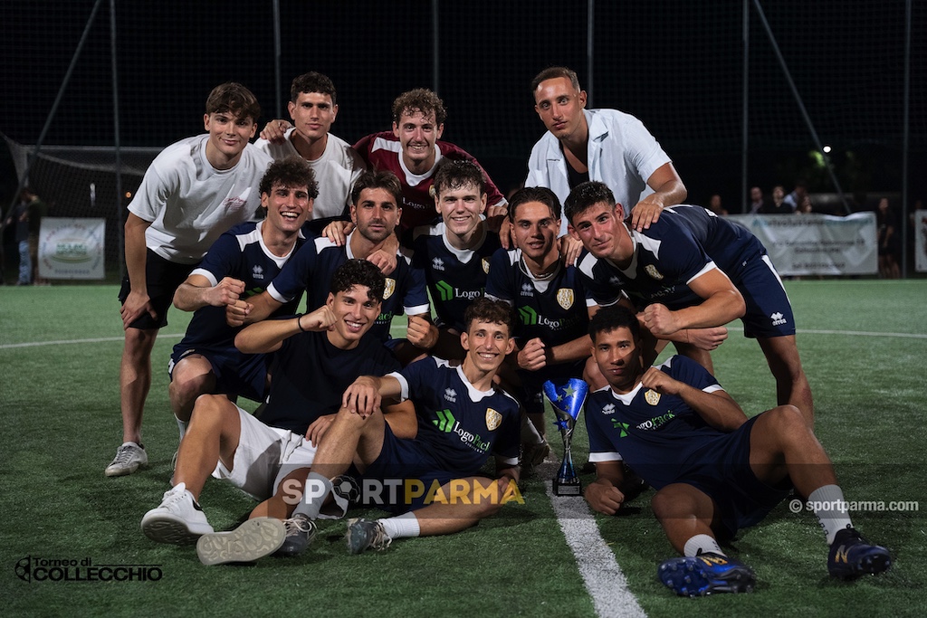 4° Torneo di calcio a 7 di Collecchio la foto di gruppo dei campioni di LogoPack