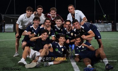 4° Torneo di calcio a 7 di Collecchio la foto di gruppo dei campioni di LogoPack