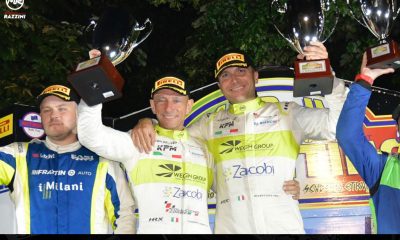 Marcello Razzini allarrivo al Rally del Casentino 2025