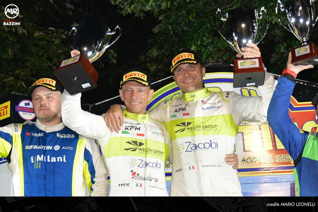 Razzini risponde presente al Rally del Casentino 1 Marcello Razzini allarrivo al Rally del Casentino 2025