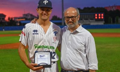 Tommaso Battioni vincitore del Premio Molossi 2024 e Filiberto Molossi fratello di Ilaria