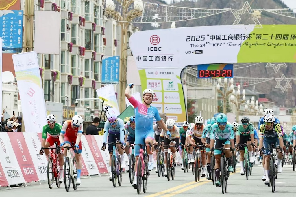 Bardiani: Zanoncello terzo nella 4ª tappa del Qinghai 3 Tour of Magnificent Qinghai quarta tappa