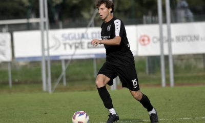 il crentocampista Brian Musaj foto AC Crema in Sondrio Crema 0 0 8a giornata Serie D gir. B 2024 2025