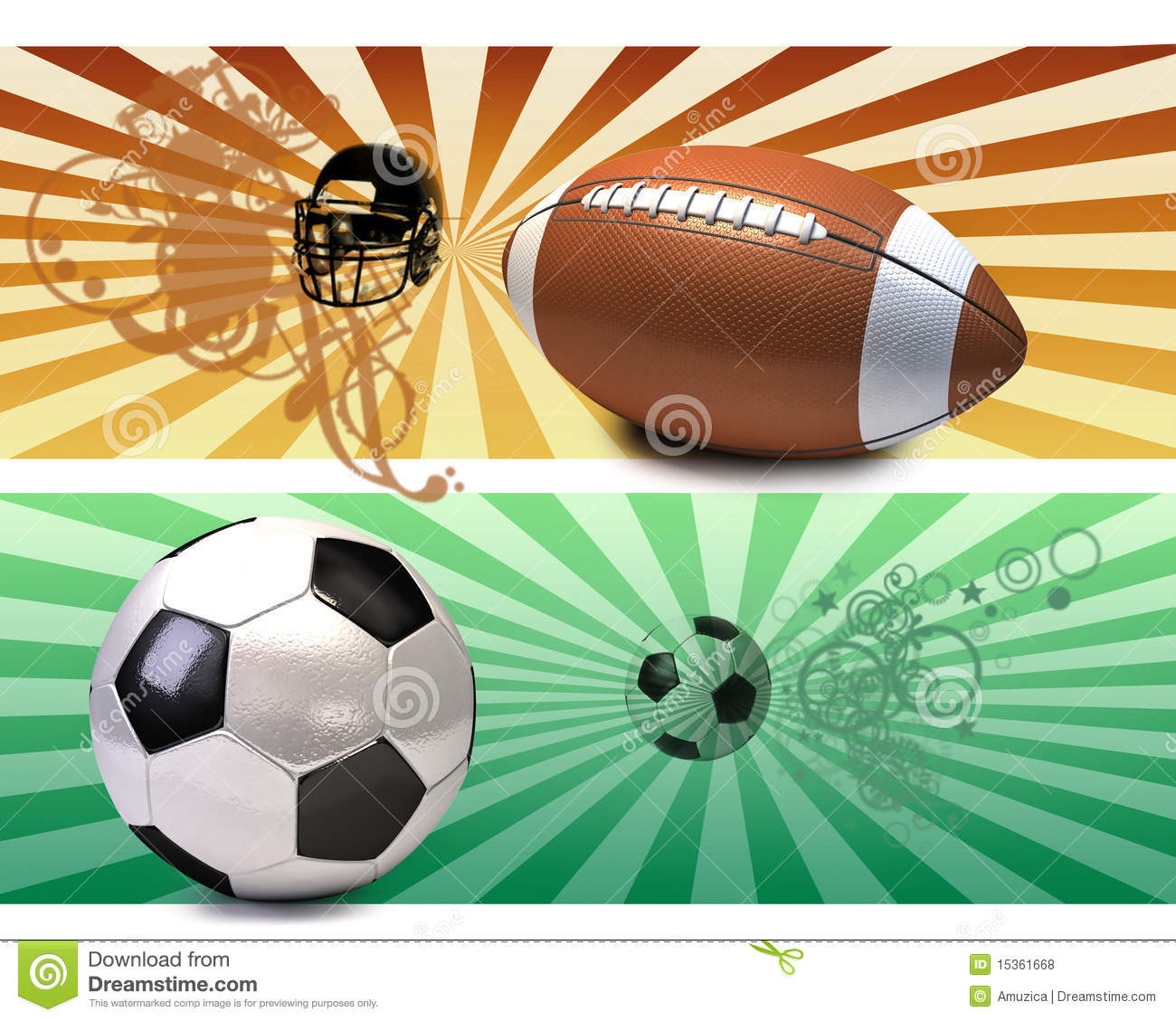 soccer ball american football 15361668 118869770