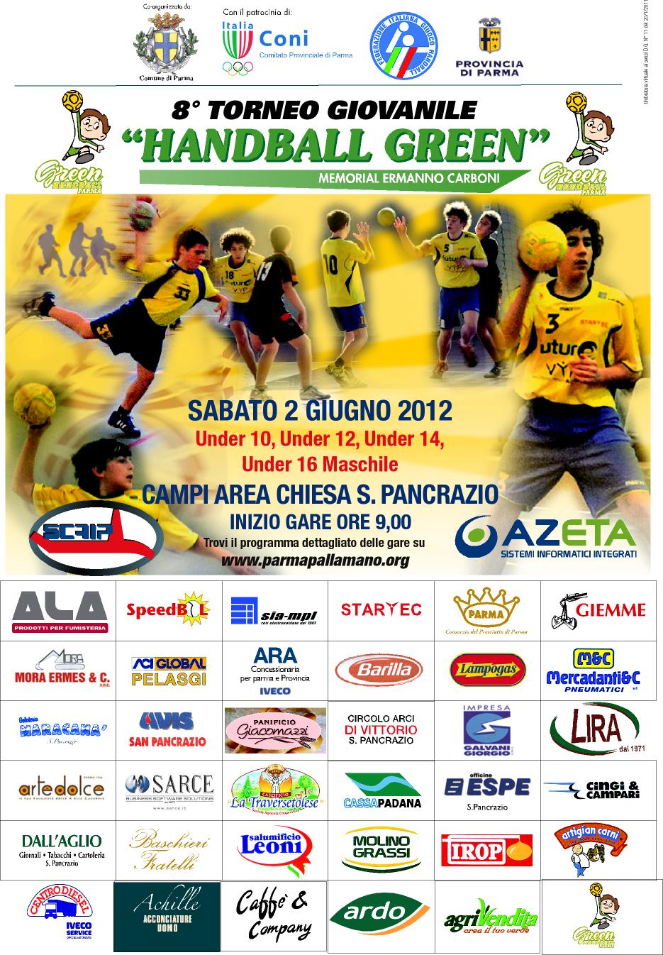 Locandina Handball Green 2012 856203399